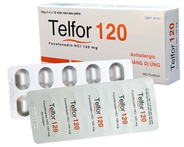 Tác dụng thuốc telfor 120 mg
