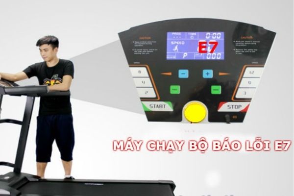 Lỗi E7 trên máy chạy bộ