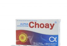 Alphachymotrypsin là thành phần chính của Alpha Choay