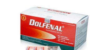 Dolfenal hấp thu qua đường tiêu hóa