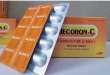 Becoron C có thành phần chính là vitamin C